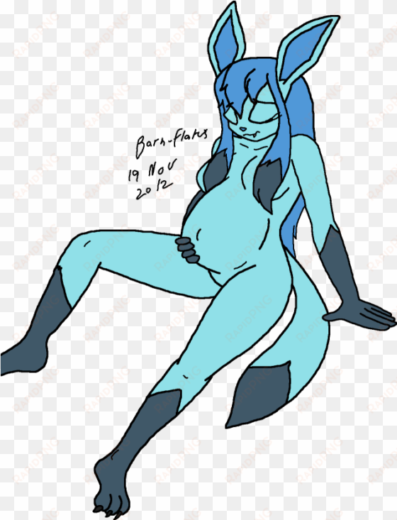 pokemon drawing glaceon - female human human glaceon