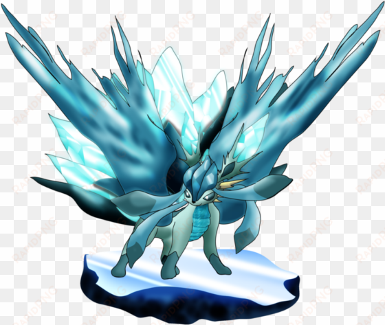 pokemon mega glaceon dragon is a fictional character - glaceon dragon