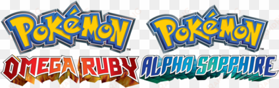 pokemon omega rubin alpha saphir logo - pokémon omega ruby and alpha sapphire