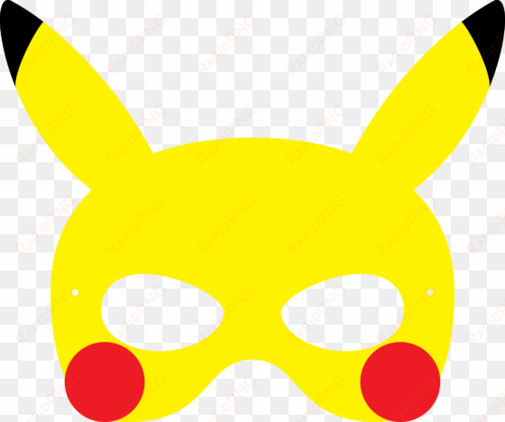 pokemon pikachu mask more - máscara de pikachu