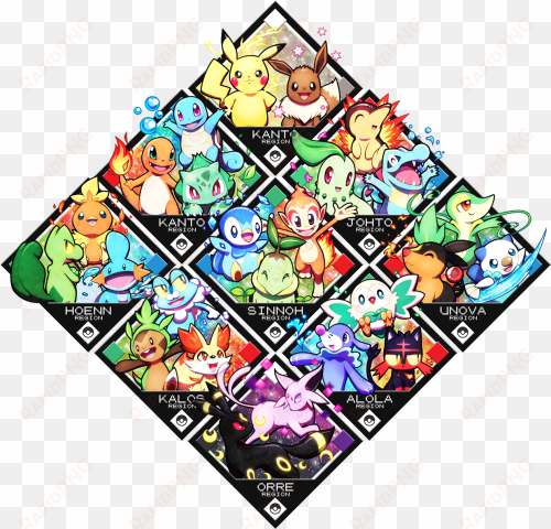 pokemon sun and moon starter split evolution