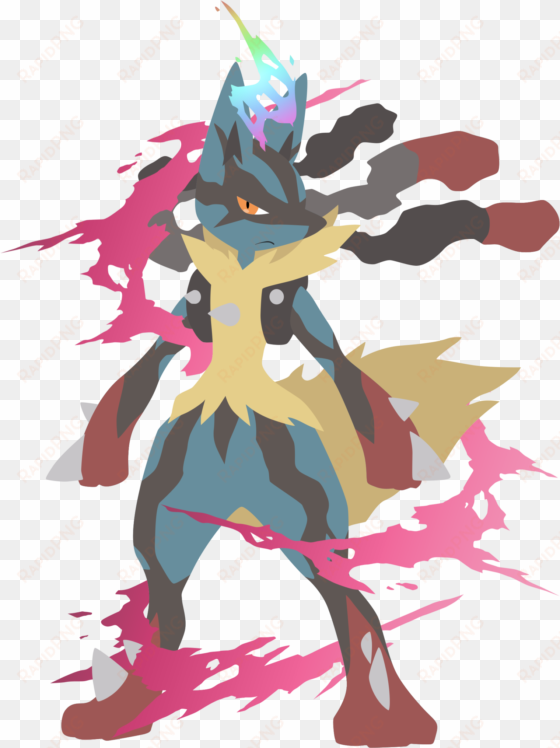 pokemon vector by firedragonmatty - pokemon mega lucario png