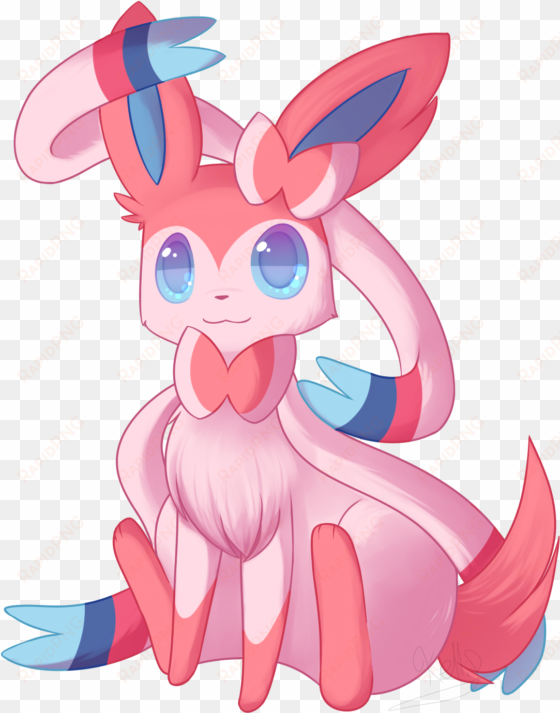 pokémon x and y pokémon art academy ash ketchum pink - sylveon cute eevee evolutions