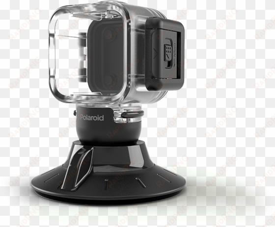 polaroid waterproof case / suction mount combo - polaroid cube waterproof case & suction cup mount