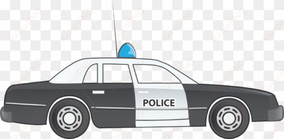 Police Car Clip Art On Your Personal Or Commercial - Police Car Drawing Side transparent png image