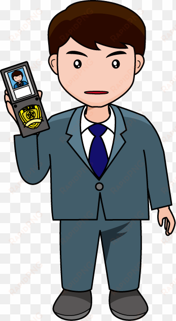 Police Detective Clipart - Police Detective Cartoon Detective transparent png image