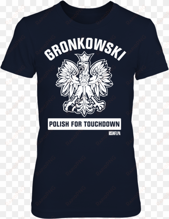 polish for touchdown t-shirts & gifts - active shirt