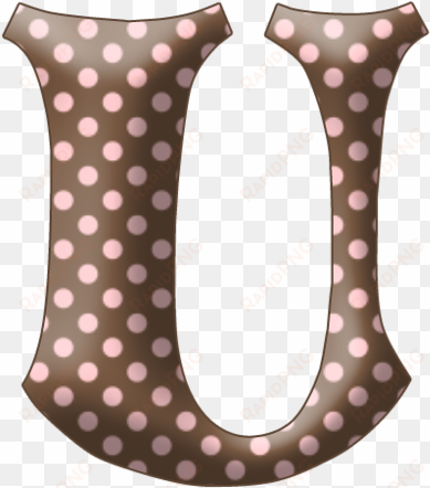 polka dot fabric - alphabet letters design polka dots