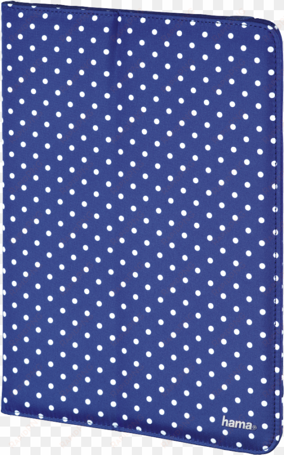 "polka dot" portfolio, for tablets up to - eton blue flower