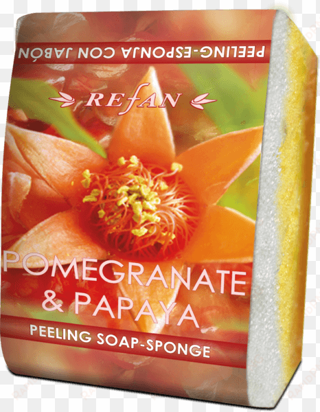 pomegranate and papaya - soap