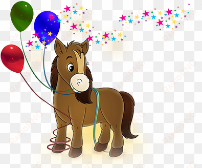 Pony Clipart Pony Riding - Pony Party transparent png image