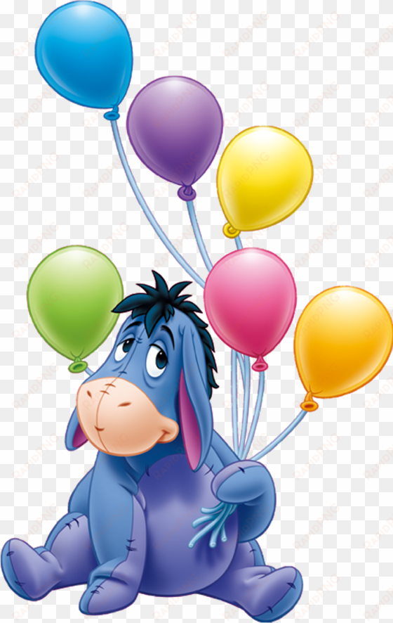 pooh cartoon png image transparent - eeyore happy birthday