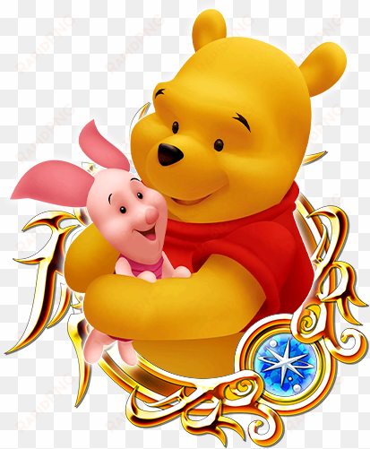 pooh & piglet - kingdom hearts union x medals