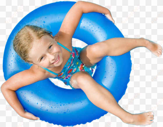 pool & spa water get details - girl in the pool png