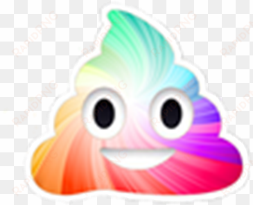 poop emoji - rainbow poop emoji png