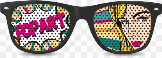 pop art glasses png