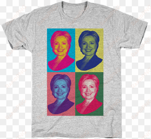 pop art hillary clinton mens t-shirt - t shirt jokes