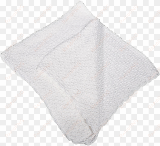 popcorn knit white 100% cotton high quality shawl blanket - white blanket png