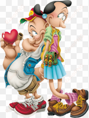 popeye and olive psd - popeye & olive gif