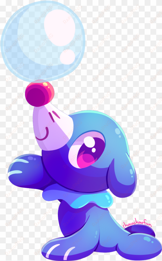 Popplio Pokemon Eevee, New Pokemon, Pokemon Fan Art, - Blue Pokemon With Red Nose transparent png image