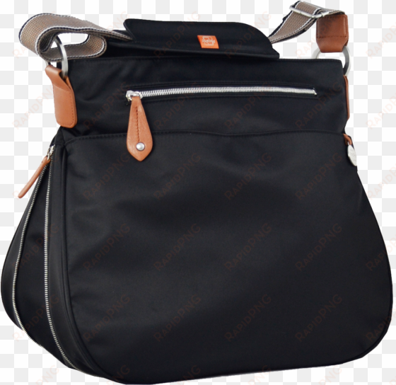 portland - black - pacapod black portland baby changing bag