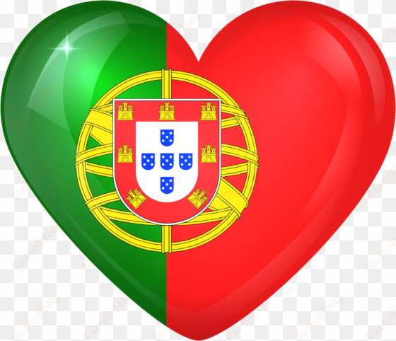 portugal flag heart