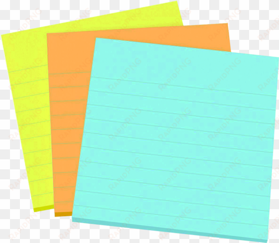 post-it clipart yellow notepad - sticky note transparent pad