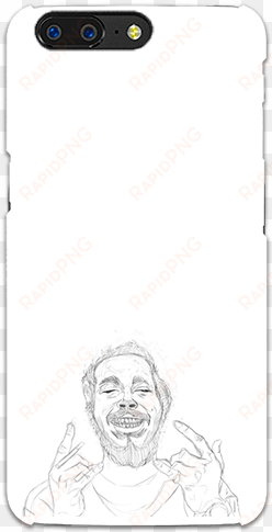 post malone sketch one 5 phone case - oneplus 5