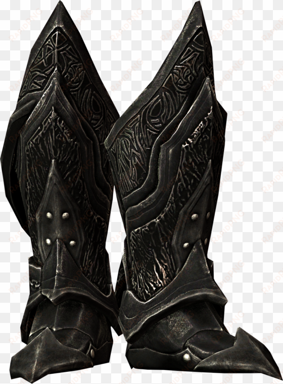 post - skyrim daedric armor boots