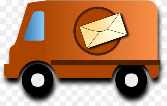 post van post letterman postman van dhl ma - post van clipart