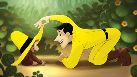 posted by pbs publicity on oct 16, 2011 at - curious george and man in the yellow hat