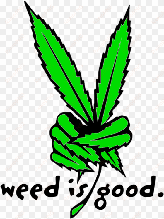 pot leaf png - weed stickers