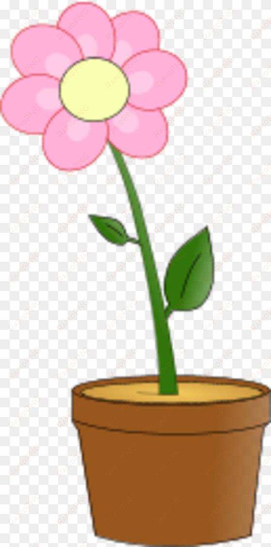 pot plant clipart planted flower - flower in a pot clipart