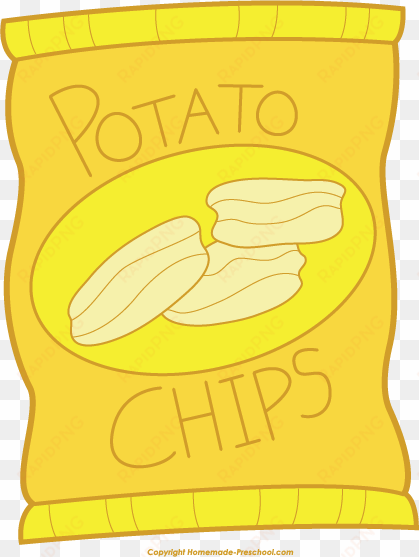 potato chips clipart snack - potato chips bag clip art