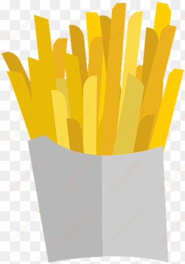 potatoes, chips, food, snack, junk, fried, fat, salt - batata frita fundo transparente