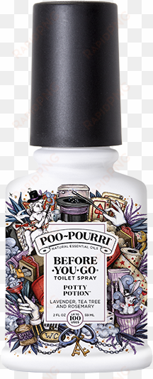 potty potion - poo-pourri potty potion 4-ounce before-you-go toilet