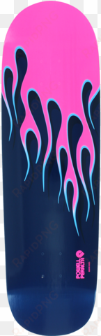 Powell Peralta Hot Rod Flames 17 Skateboard Deck - Powell Peralta Hot Rod Pink Skateboard Deck - 9.375 transparent png image
