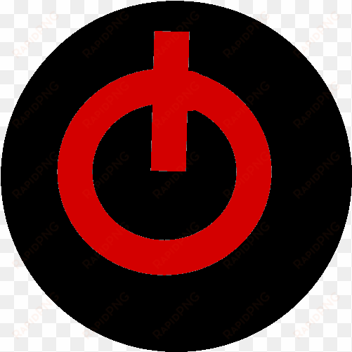 power button off - circle