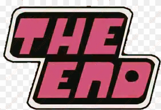 powerpuff girls the end logo - the powerpuff girls