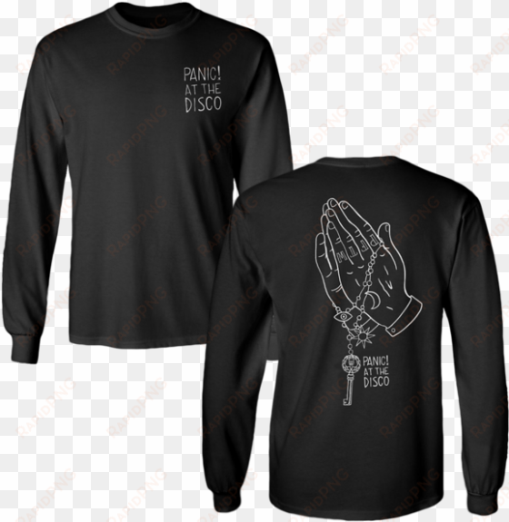 praying hands long sleeve - panic at the disco pray for the wicked