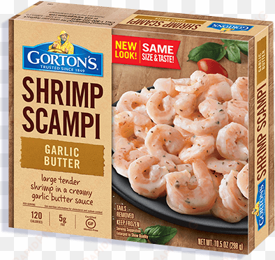 premium shrimpscampi 139007 - gorton's garlic butter shrimp scampi - 10.5 oz box