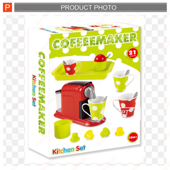 pretend play coffee maker happy kid home appliance - toy