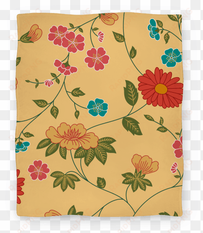 pretty floral pattern blanket blanket - flower wall mural - floral