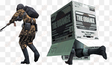 prime solid snake team - metal gear solid box png