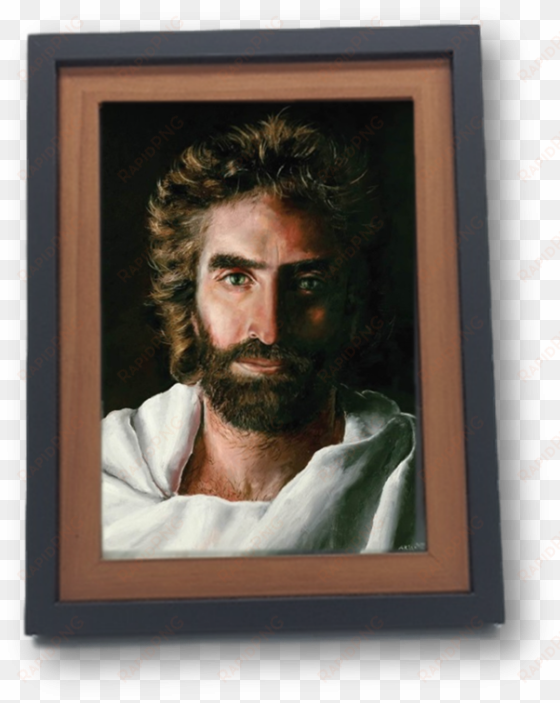 prince of peace, framed jesus art @ www - prince of peace print, double matted, 8-inch x 10-inch,
