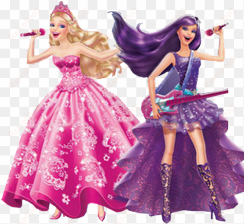 princesa barbie png - barbie princess and the popstar png