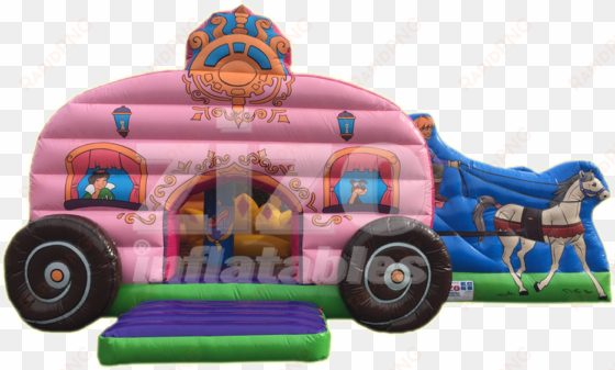princess carriage - inflatable