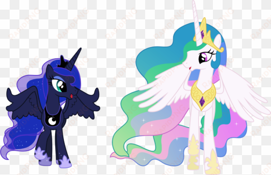 princess celestia and princess luna-vb457 - my little pony: friendship is magic