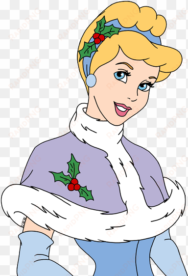 Princess Christmas Clip Art Galore Back To - Disney Princess Cinderella Christmas transparent png image