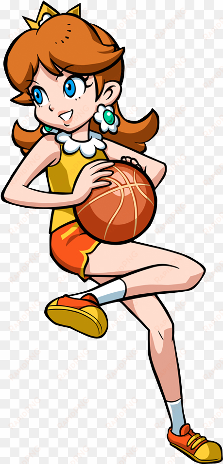 Princess Daisy Princess Daisy Soccer - Princess Daisy Mario Hoops 3 On 3 transparent png image